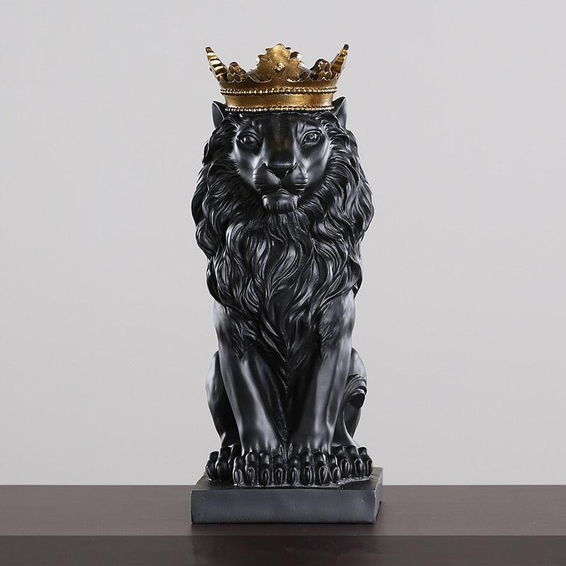Estatueta Leão Imperador - Inovallar