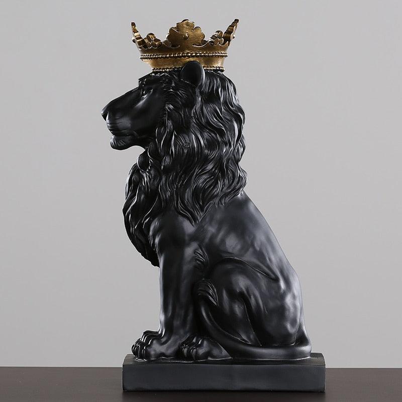 Estatueta Leão Imperador - Inovallar