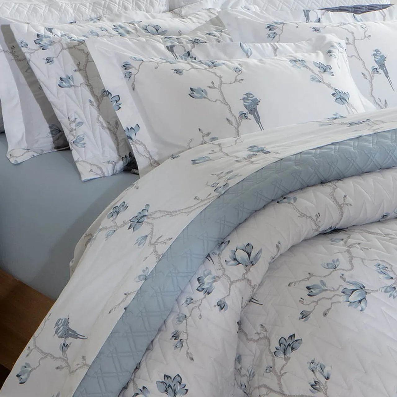 Kit Jogo de Cama Completo Matelada Magnolias - 6 PEÇAS - MundoCasa
